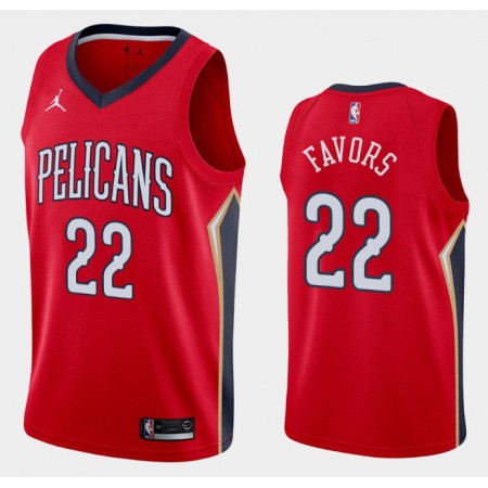 Maillot Basket New Orleans Pelicans Derrick Favors 22 2020-21 Jordan Brand Statement Edition Swingman - Homme